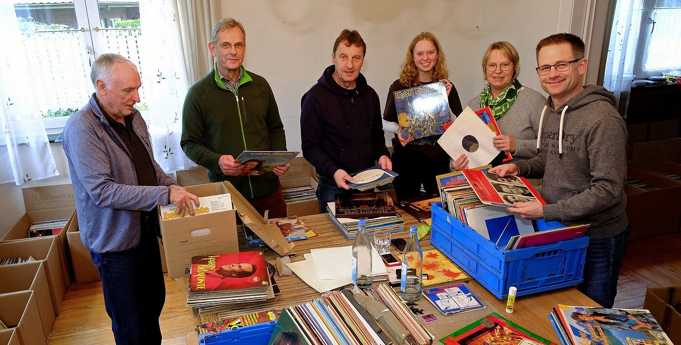 Vinyl-Schätze mit sozialem Wert: Scheeßel ist im Platten-Fieber